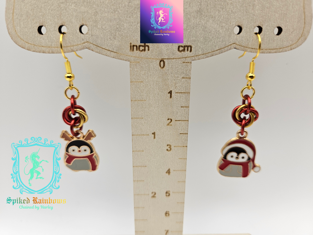 Holiday Penguin Earrings