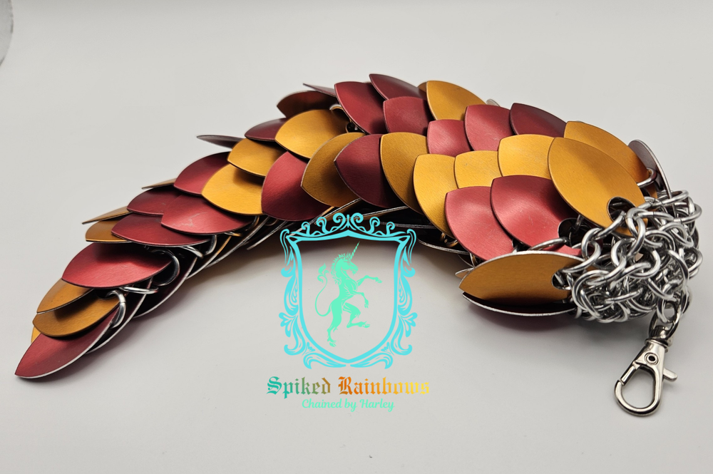 Small Dragon Tail - Orange and Red